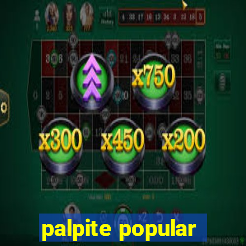 palpite popular